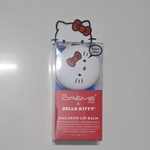 NEW Crème Hello Kitty Macaron Lip Balm HyaluroHello Kitty Red and White Lip Care